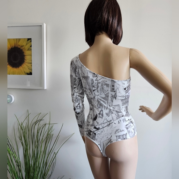 GUESS One-shoulder Bodysuit - Picture 3 of 14